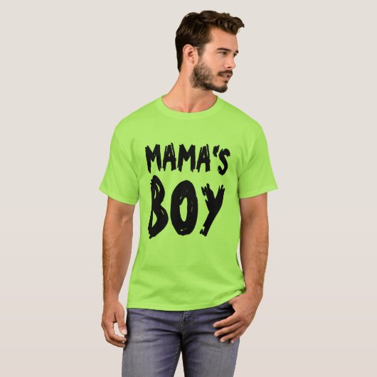 T-shirts FILS FILS MAMA'S BOY (Devant entier)