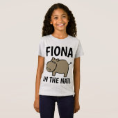 T-shirts FIONA CINCINNATI HIPPO (Devant entier)