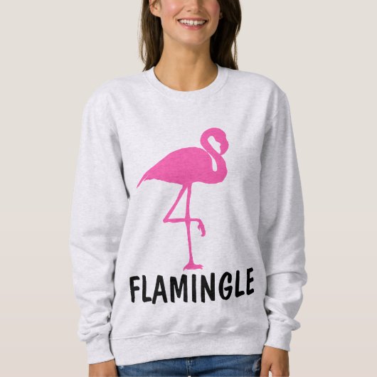 T-shirts FLAMINGLE FLAMANT ROSE (Devant)