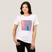 T-Shirts Fleur de Néon (Recto plein)