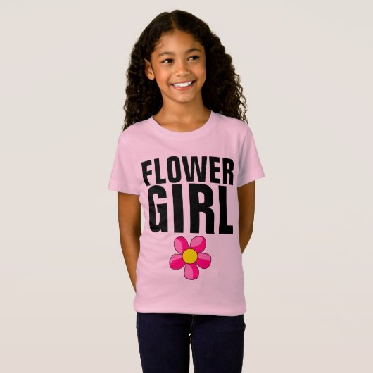 T-shirts FLEURS GIRL (Devant entier)