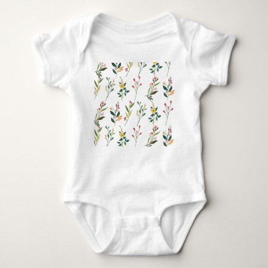 T-shirts Floral Baby (Devant)