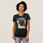 T-shirts foncé d'Amerika (Devant entier)