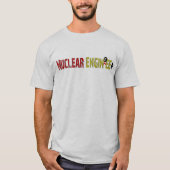 T-shirts foncé nucléaire d'ingénieur (Engingeek) (Devant)