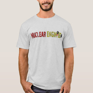 T-shirts foncé nucléaire d'ingénieur (Engingeek