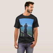 T-shirts foncés d'aigle (Devant entier)
