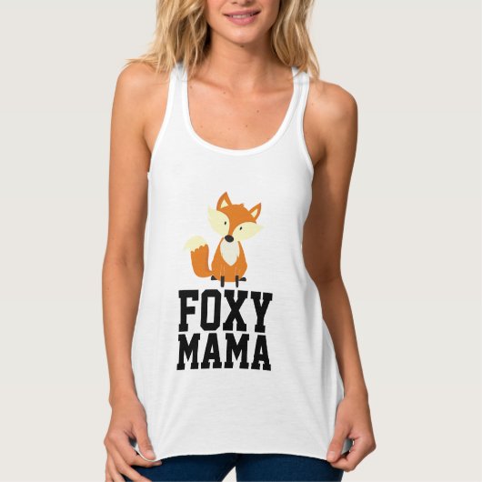 T-shirts FOXY MAMA FOX (Devant)