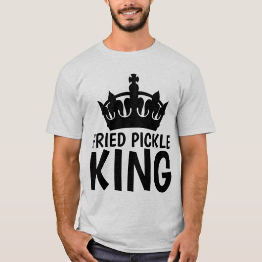 T-shirts FRIED PICKLE KING (Devant)