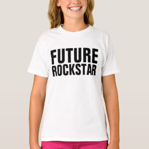 T-shirts Funny Kids Girls, FUTURE ROCKSTAR