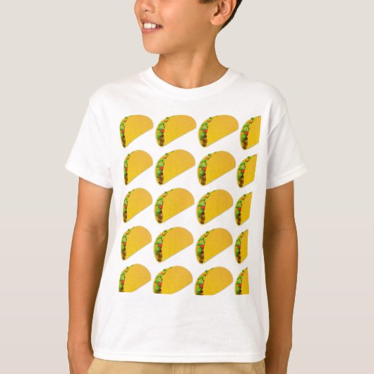 T-shirts Funny Taco Kids (Devant)