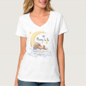 T-shirts "Future Maman" pour Baby Shower (Devant)