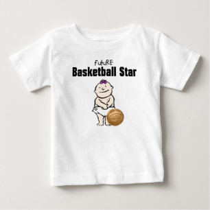 T-shirts Futurs Basketball Star Baby Girl