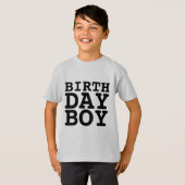 T-shirts GARÇON D'ANNIVERSAIRE (Devant entier)