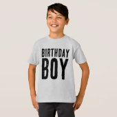 T-SHIRTS GARÇONS D'ANNIVERSAIRE (Devant entier)