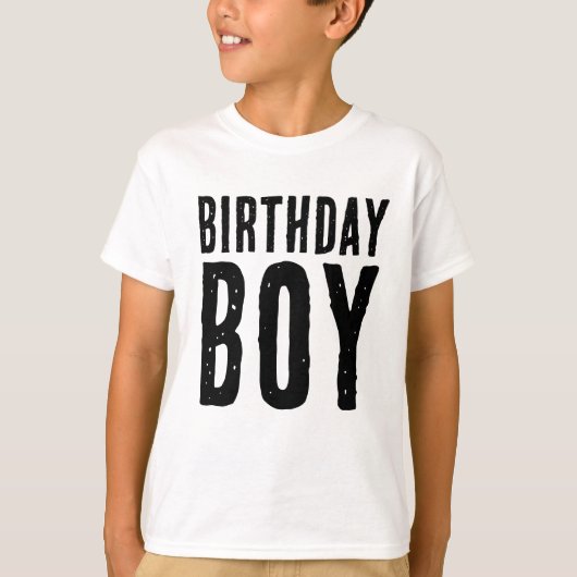 T-SHIRTS GARÇONS D'ANNIVERSAIRE (Devant)