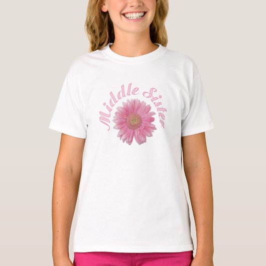 T-shirts Gerbera Daisy Middle Sister (Devant)
