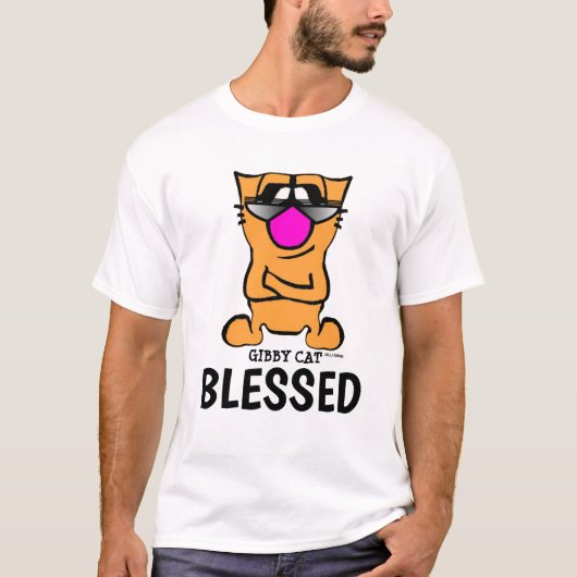 T-shirts Gibby Cat BLESSED (Devant)