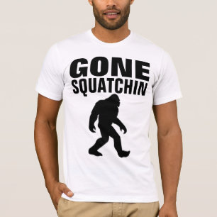 T-shirts GONE SQUATCHIN BIGFOOT