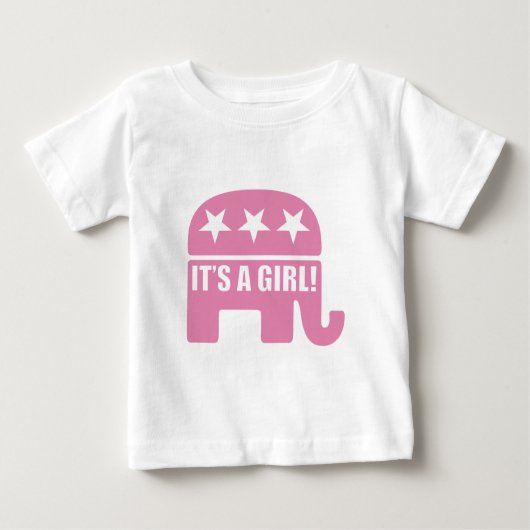 T-shirts gop "It's A Girl" (Devant)