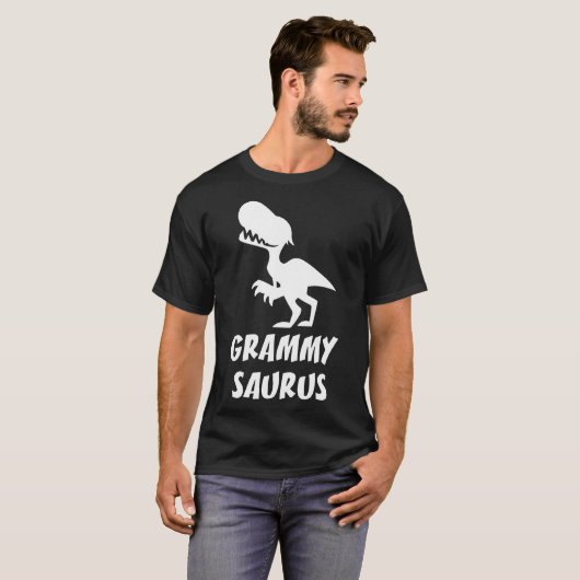 T-shirts grammy d'amie de saurus (Devant entier)