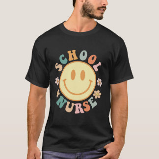 T-shirts graphiques amusants d'infirmière scolaire