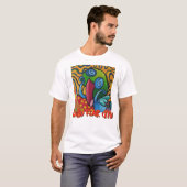 T-shirts Graphiques Blancs Squid Fear City (Devant entier)