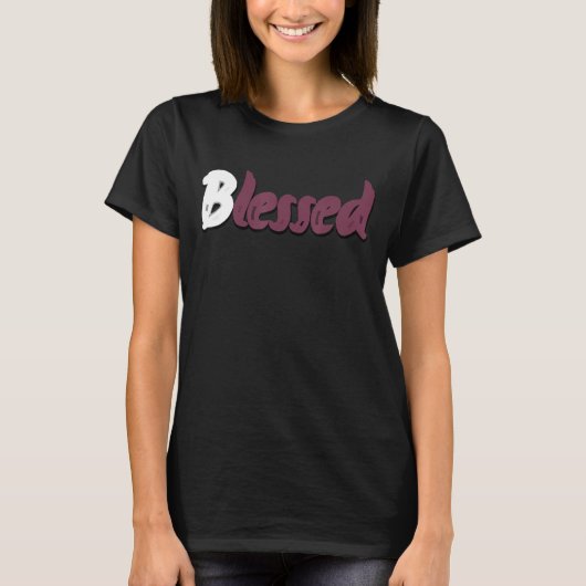 T-shirts graphiques Blessed Drippng Sneaker Match (Devant)