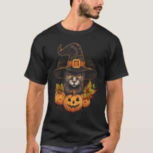 T-shirts graphiques Savannah Cat Halloween pour ho