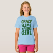 T-shirts GREEN SLIME FABRIQUANT DES ENFANTS, Fille (Devant entier)