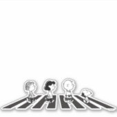 T - shirts | Groep Walk Sticker (Voorkant)