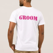 T-shirts GROOM CHOISISSEZ VOTRE COULEUR ! (Dos)