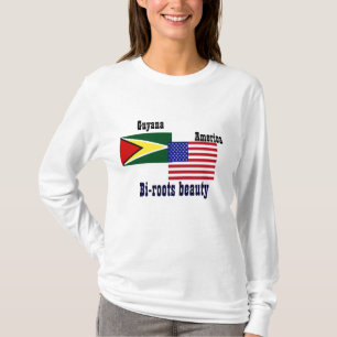 t-shirts guyanais-américains-beauté bi-racines
