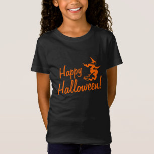 T-shirts Halloween pour enfants sorcière au bala