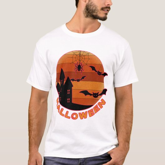 T-Shirts Halloween Vintage (Devant)