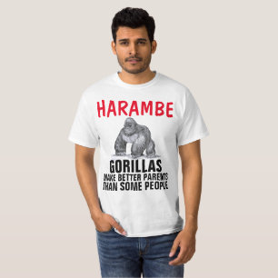 T-shirts HARAMBE gorilla, MEILLEUR PARENT