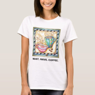 T-SHIRTS - HARICOTS COOL ! L'ART DU CAFÉ
