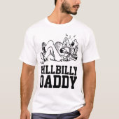 T-shirts HILLBILLEMENT PAPA (Devant)