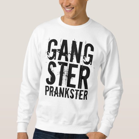 T-shirts hommes amusants GANGSTER PRANKSTER (Devant)