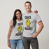 T-SHIRTS HOMMES AMUSANTS, MAGNET POULET (Unisexe)