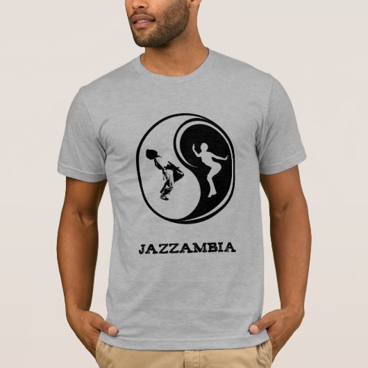 T-shirts hommes de Jazzambia Yin Yang (Devant)
