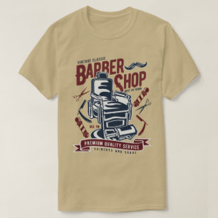T-shirts hommes de la Vintage Barber Shop