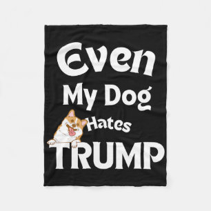 T - shirts hond haat Donald 1 Fleece Deken