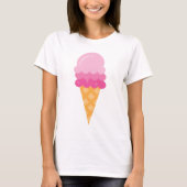 T-shirts ICECREAM CONE (Devant)