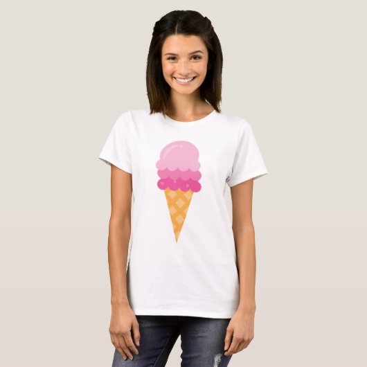 T-shirts ICECREAM CONE (Devant entier)