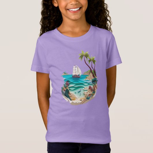 T-shirts imprimés naturels (Devant)