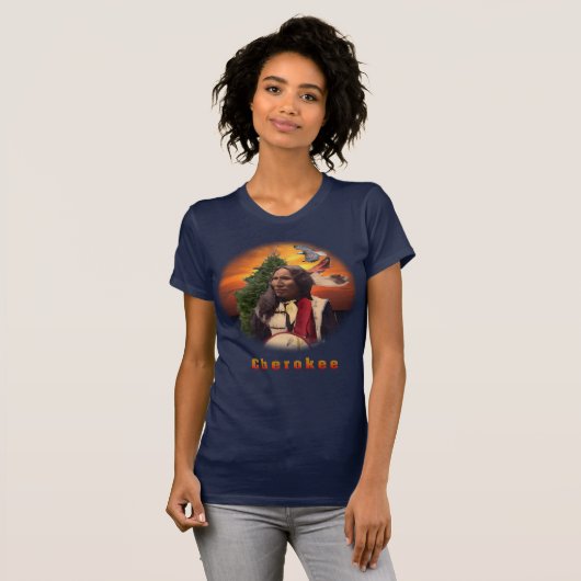 T-shirts indiens Cherokee (Devant entier)