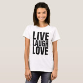 T-shirts inspirés, LIVE RIGH LOVE (Devant entier)