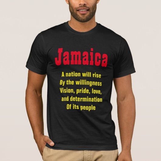 T-shirts jamaïcains motivants (Devant)