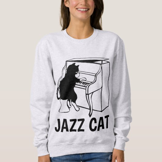 T-shirts JAZZ PIANO CAT (Devant)