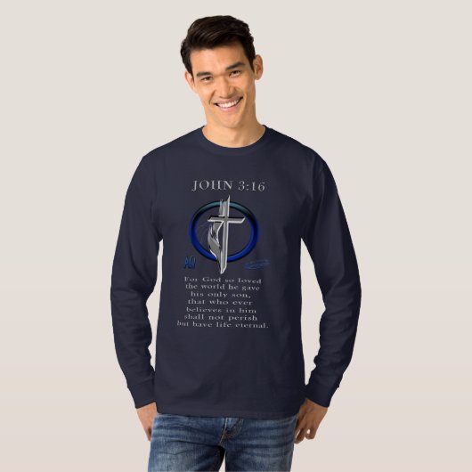 T-shirts John 3:16 (Devant entier)